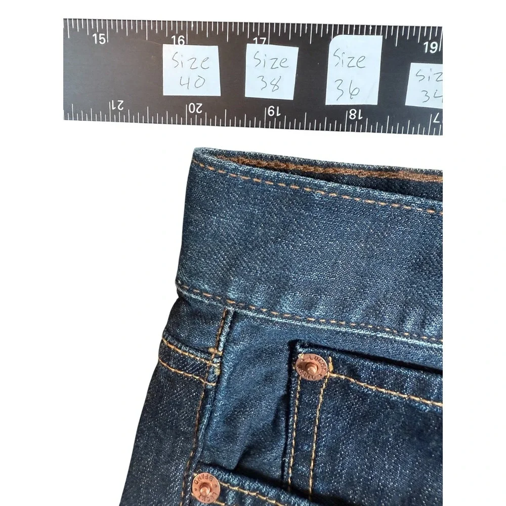 Lucky Brand Bootcut Jeans Men 40 Blue Low Rise Slim Fit Straight Leg Casual Wear